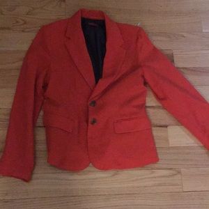 Red orange women's sports coat